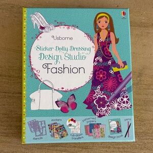 Usborne Sticker Dolly Dressing Design Studio Fashion Book Set - New
